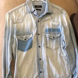 Great jean shirt, zara casual shirt